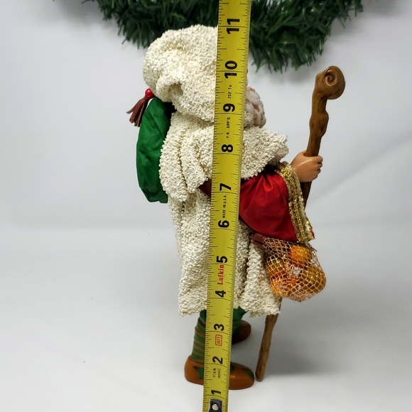 Clothtique Celtic Father Christmas Lyn Fletcher Irish Santa Claus Figurine 1999 - Picture 7 of 8